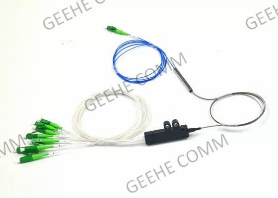 8 divisor do Plc da fibra ótica dos núcleos 1X8 com conectores de LC/APC