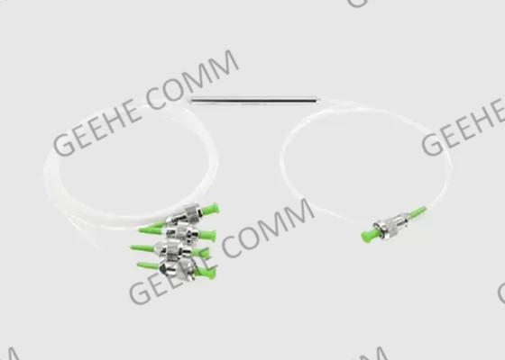 Único modo 1310nm 1550nm do acoplador duplo da fibra ótica FC da janela 1×4 FBT