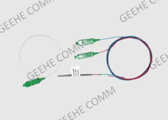 Tipo padrão do acoplador 1310nm 1550nm 1M Fiber Long 900um da fibra 1X2 da manutenção programada