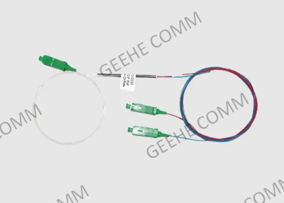 Tipo padrão do acoplador 1310nm 1550nm 1M Fiber Long 900um da fibra 1X2 da manutenção programada