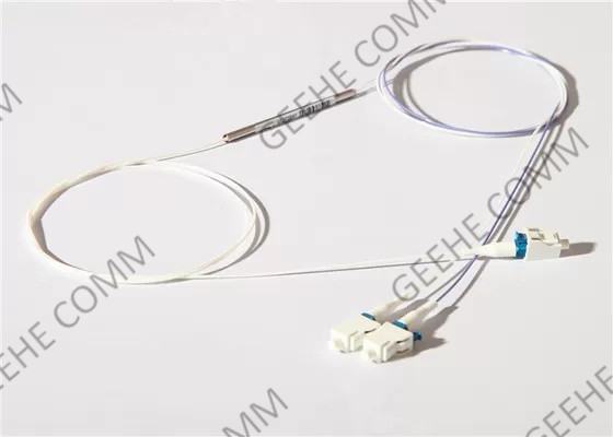 900um acoplador da fibra ótica da separação 1x2 da manutenção programada 1550nm 50/50