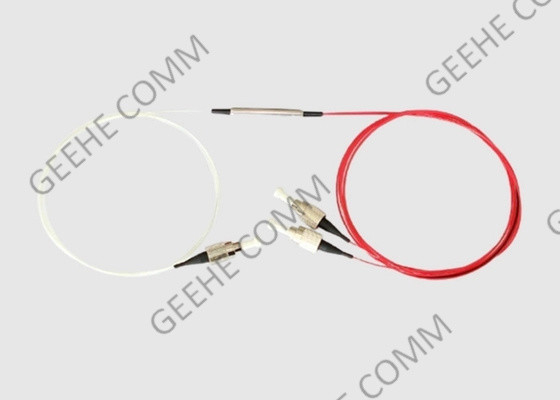 divisor Singlemode 1550 0.9mm de 1x2 FC/APC FC/APC 9/125 FBT 10/90 de relação da separação