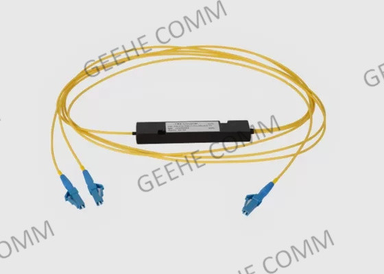 acoplador fundido multimodo da fibra 1X2/divisor 3.0mm com conectores de SC/APC