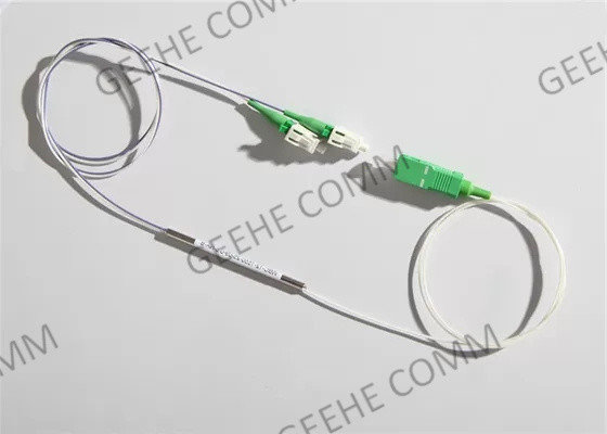 1× 2 acoplador do cabo de fibra ótica do único modo 30/70 Y