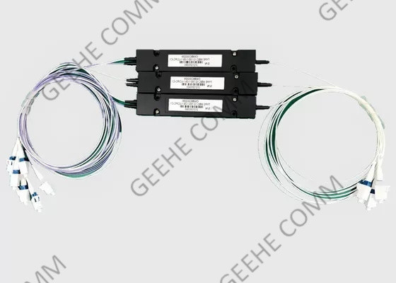 Acoplador de acoplamento da ração LC/PC 1×3 FBT do fabricante 850nm milímetro 2/98 final para GPON