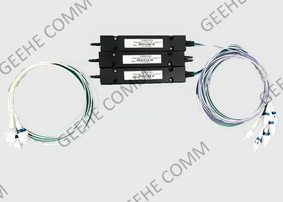 Acoplador de acoplamento da ração LC/PC 1×3 FBT do fabricante 850nm milímetro 2/98 final para GPON