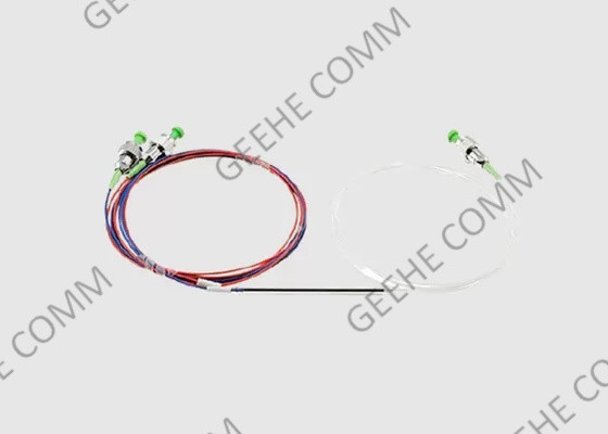 fibra dupla da janela 0.9mm do único modo do divisor de 1X2 FC/APC FBT personalizada