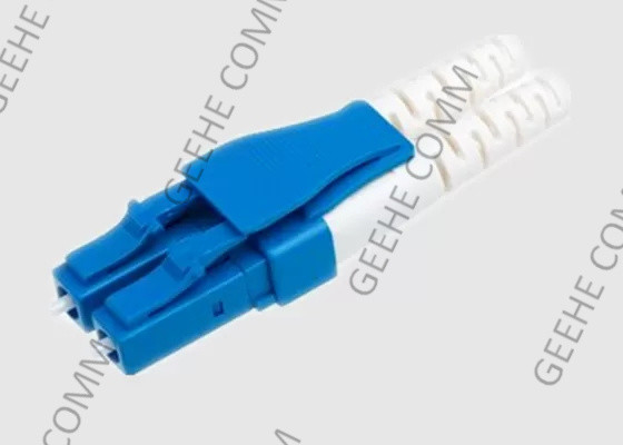 Conector multimodo de abrigo azul da fibra do PC de 900um 3.0mm LC