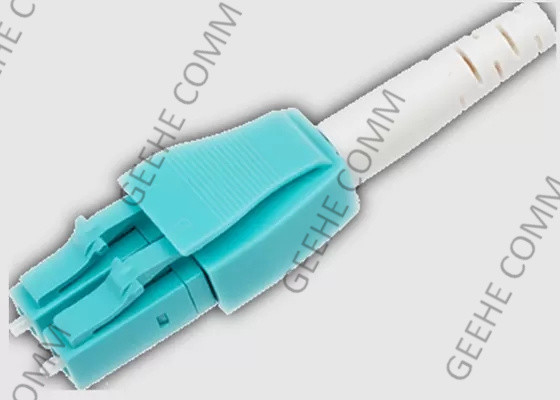 Conector multimodo de abrigo azul da fibra do PC de 900um 3.0mm LC