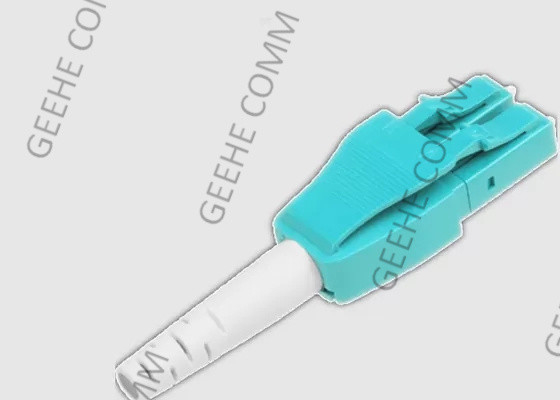 Conector multimodo de abrigo azul da fibra do PC de 900um 3.0mm LC