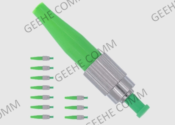 Conector simples da fibra ótica do único modo FC APC para cabos de remendo
