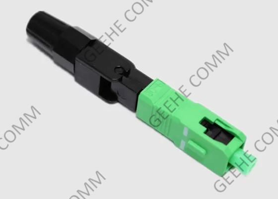 Conector rápido padrão da fibra ótica do PC do SC do único modo 3.0mm