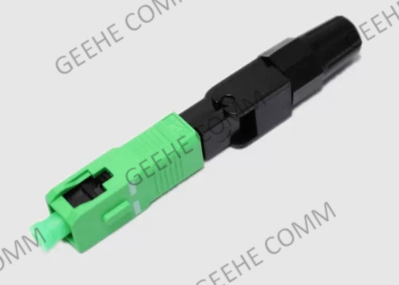 Conector rápido padrão da fibra ótica do PC do SC do único modo 3.0mm