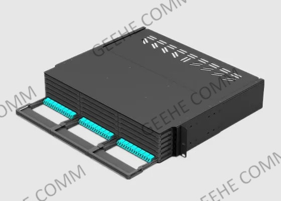 2U montagem em rack MPO ao painel de remendo do núcleo HD do LC 288