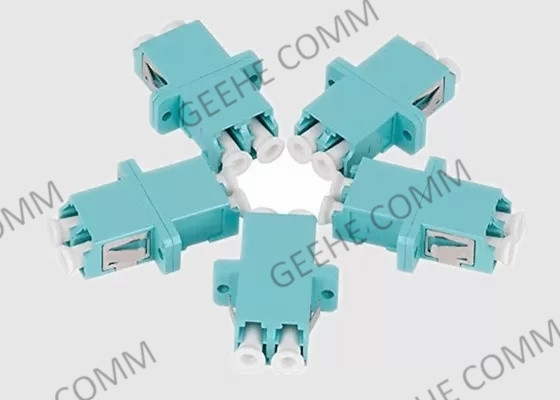 PC multimodo do LC/UPC OM3 Aqua Fiber Optic Cable Adapter