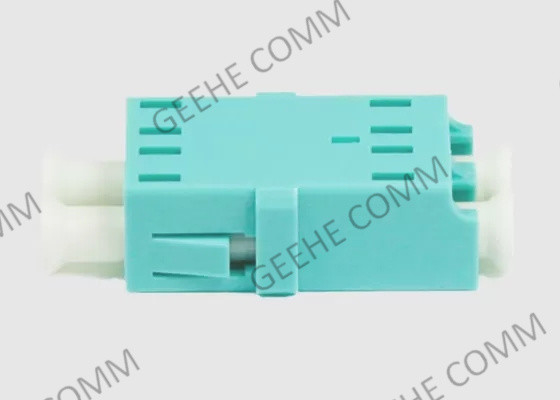 PC multimodo do LC/UPC OM3 Aqua Fiber Optic Cable Adapter