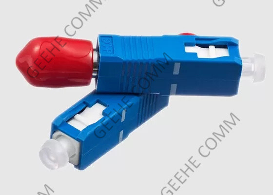 Homem simples do ST UPC ao adaptador híbrido fêmea da fibra do SC UPC
