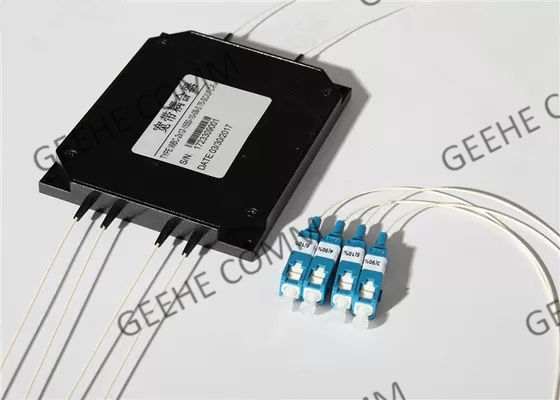 2×4 o fã para fora 1480nm fundiu o módulo do WDM da fibra ótica