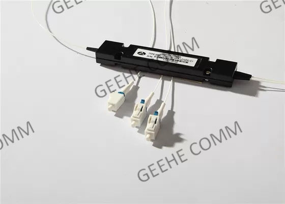 50/50 de acoplador da fibra do único modo 1×2 155nm pm