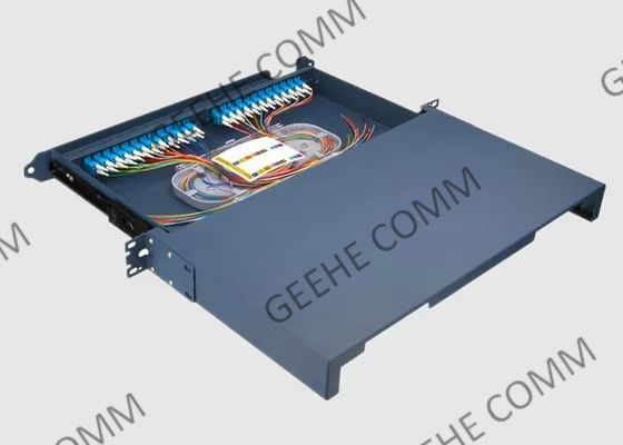 12 painel de remendo de fibra ótica portuário de SC/UPC LC/UPC