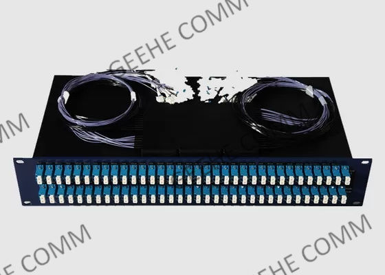 19 painel de remendo frente e verso portuário da polegada 2U 96 multimodos LC