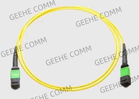 Fêmea de OM2 3.0MM ao cabo fêmea da fibra de MTP MPO