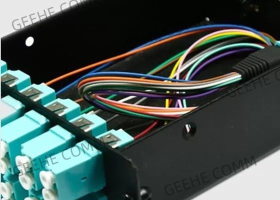 gaveta multimodo do duplex 50/125 MTP de 40Gb OM3 2x MPO-12