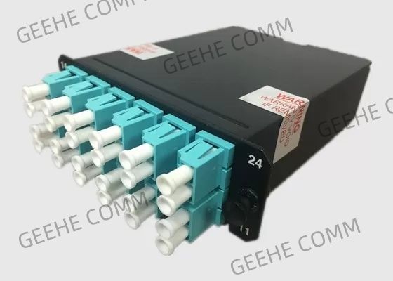 gaveta multimodo do duplex 50/125 MTP de 40Gb OM3 2x MPO-12