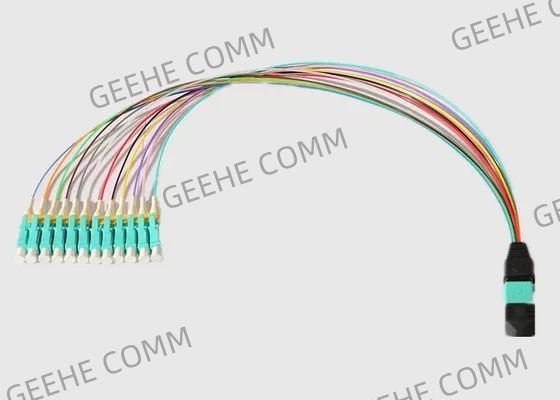 O multi modo 12 retira o núcleo de 0.9mm MPO ao cabo da fuga do LC