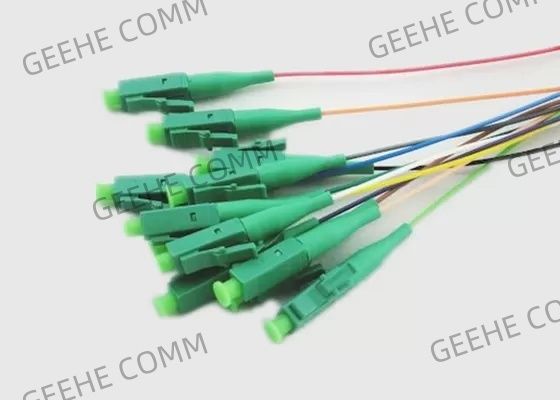 12 trança padrão da fibra ótica do suporte OS2 LC APC 9/125μm