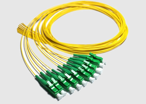 12 trança padrão da fibra ótica do suporte OS2 LC APC 9/125μm