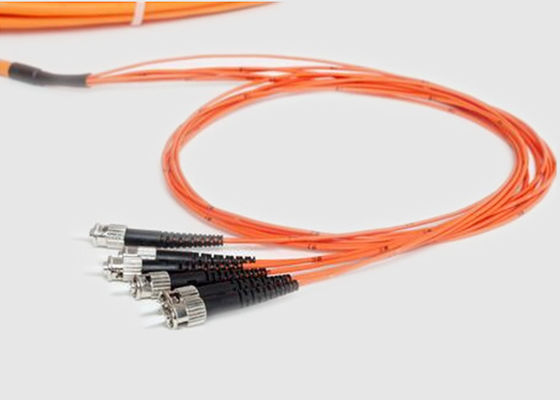 Modo 9/125um 3M Fiber Optic Pigtail do ST UPC de 6 núcleos único