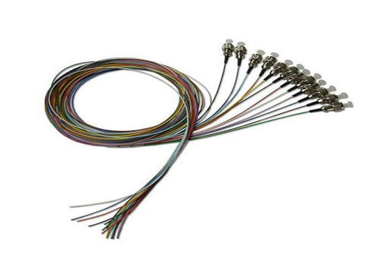 12 a cor da fibra 12 ventila para fora a trança de FC 2M Single Mode Fiber