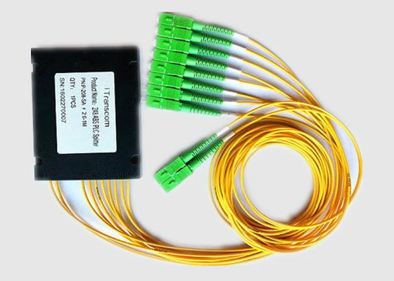 50/50 de divisor 2×8 de fibra ótica