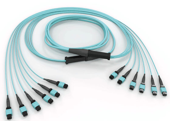 Cabo da fibra do montante OFNR 2.0mm 1m MPO do único modo
