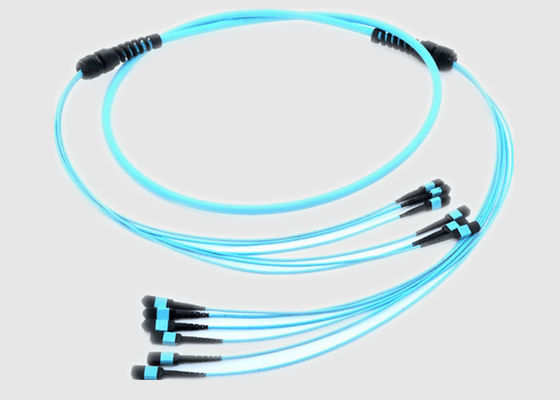 Cabo da fibra do montante OFNR 2.0mm 1m MPO do único modo