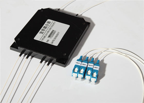 2×4 o fã para fora 1480nm fundiu o módulo do WDM da fibra ótica