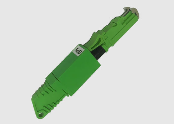 O homem de E2000/APC a Singlemode fêmea obstrui no atenuador ótico fixo 1-25dB