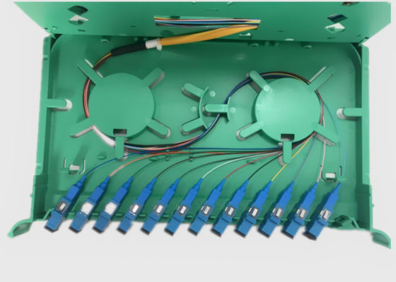 Montagem em rack do divisor 0.9mm do PLC da fibra ótica dos núcleos do Fanout 12 do SC UPC do único modo