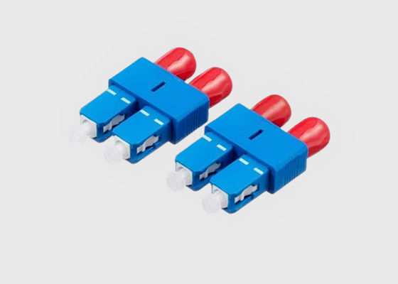 Do adaptador fêmea da fibra ótica do homem FC do SC conector híbrido frente e verso da fibra da manutenção programada