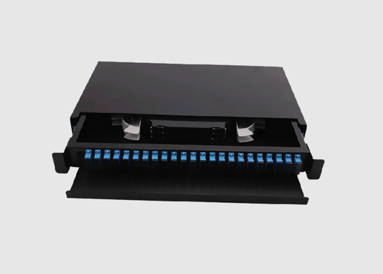 24 painéis de remendo portuários da montagem em rack 1U do adaptador do SC UPC para Data Center