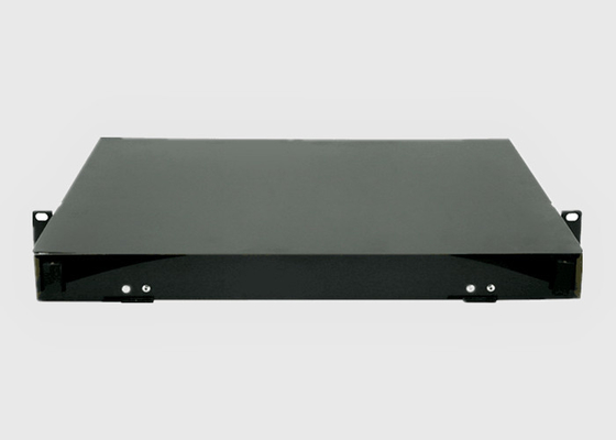 painel de remendo de fibra da montagem em rack de 1U HD com o painel de MPO/de gaveta ou adaptador de MTP